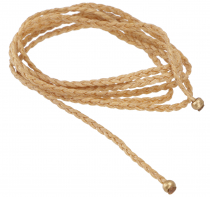 Macramé chain, macramé ribbon, ribbon for chain - beige