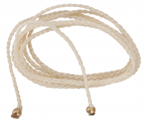 Macramé chain, macramé ribbon, ribbon for chain - natural white