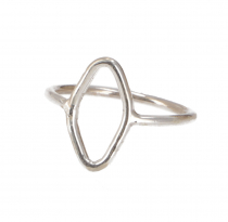 Delicate silver ring 