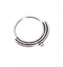 Creole, Septum Ring, Nasenring, leicht aufbiegbar Nasenpiercing, ..