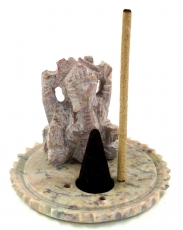 Soapstone Incense Holder - Ganesha