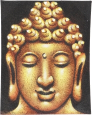 Kleiner Buddha auf Leinwand 20*25 cm - Motiv 20
