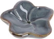 Exotischer Keramik Räucherstäbchenhalter - Jasmin grau