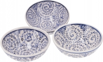Set of 3`er Oriental bowls, bowl, cereal bowl Ø 13 cm, hand paint..