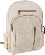 Ethno hemp backpack - nature