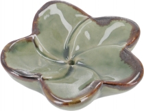 Exotischer Keramik Räucherstäbchenhalter - Jasmin grün