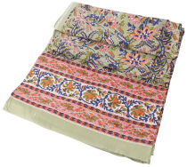 Blockdruck Tagesdecke, Bett & Sofa�berwurf, handgearbeiteter ..