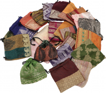 Advent calendar fabric bag, craft set sachet, jewelry bag 10*10 c..