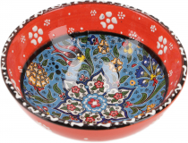 1 Stk. Orientalische Keramikschüssel, Schale, Müslischale, handbe..