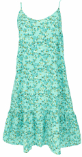 Mini dress, boho summer dress, hanging dress - turquoise