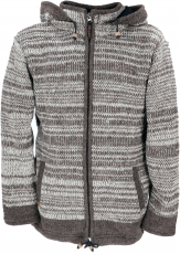 Cardigan wool jacket Nepal jacket - model 17