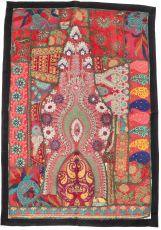 Indian tapestry patchwork wall hanging/table runner single piece ..