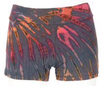 Batik Pantys, Unikat Shorts, Bikini Pantys - pink/grau