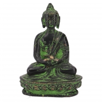 Buddha Statue aus Messing Dhyana Mudra 8 cm - Modell 10