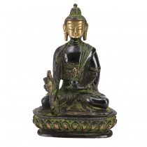 Buddha Statue aus Messing Medizin Buddha 14 cm - Modell 4