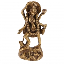 Messingfigur, Statue Kali 11 cm - Motiv 5