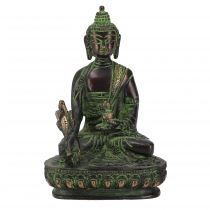 Brass Buddha Statue Medicine Buddha 14 cm - Model 12
