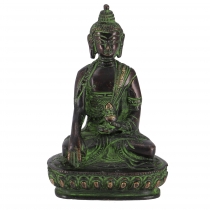 Brass Buddha statue Bhumisparsa Buddha 14 cm - model 16