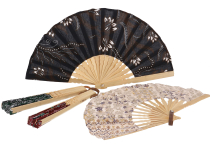 Stringed bamboo fan, hand fan 22 cm