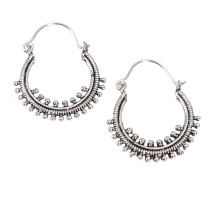 Tribal earrings made of brass, ethnic earrings, goa jewelry, hoop..