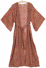 Langer Kimono im Japan Style, Kimono Mantel, Kimonokleid - rot