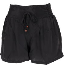 Lightweight panties, silky shorts - black