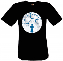 Fun T-Shirt - Mond Bruch/schwarz