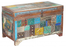 Antique wooden chest - model 14