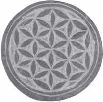 Kühlschrank Magnet / Tibetisches Steinbild, Relief aus Schiefer -..