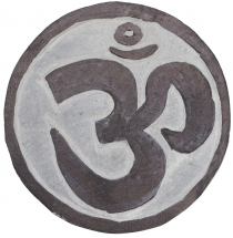 Kühlschrank Magnet / Tibetisches Steinbild, Relief aus Schiefer -..