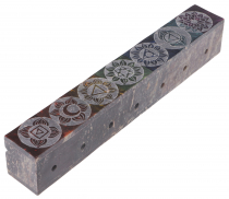 Soapstone incense holder - incense box Chakra
