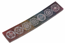Soapstone incense holder - Chakra