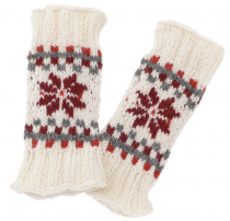 Hand knitted woolen leg warmers from Nepal, knitted leg warmers f..