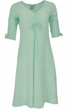 Midikleid aus Bio-Baumwolle, Basic Kleid Organic - seagreen