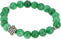 Mala Armband, Handmala Endlosknoten, buddhistischer Schmuck 8 mm ..