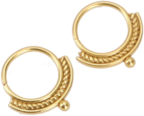 Creolen, Septum Ring, Nasenring, Nasenpiercing, Mini Ohrring, Ohr..