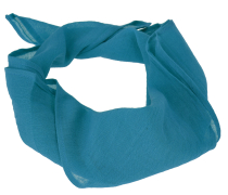 Indian cotton scarf, shawl, light cotton scarf 50*50 cm - petrol