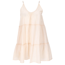 Boho Minikleid, nat�rliches Stufenkleid, Sommerkleid, H�ngerchen ..