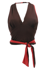 Goa Top, Psytrance, Bandeau Top, bauchfreies Neckholder Yogatop -..