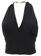 Goa Top, Psytrance, Bandeau Top, bauchfreies Neckholder Yogatop -..