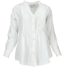 Airy boho cotton blouse, oversize shirt blouse, long sleeve maxi ..