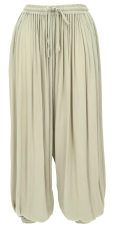 Boho Pluderhose, Muckhose, Haremshose Viskose Crepe, Sommerhose -..