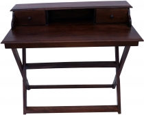 Schreibtisch mit klappbarem Ständer & 2 Schubfächern - Modell..
