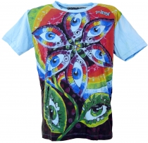 Mirror T-shirt - Third Eye/light blue