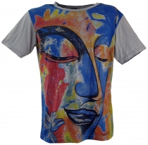Mirror T-Shirt - Buddha / grau