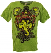 Baba T-Shirt Ganesha mit drittem Auge - grün