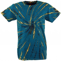 T-Shirt Batik schwarz 180g/m² Herren Shirt Outdoor Baumwolle Batikshirt NEU 