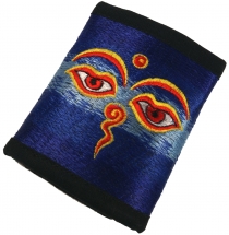 Embroidered wallet - Buddha Eye