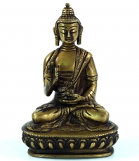 Buddha Statue aus Messing Abhaya Mudra 14 cm - Modell 1