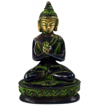 Modell 16-11*8*5 cm Buddha Statue aus Messing Medizin Buddha 11 cm 